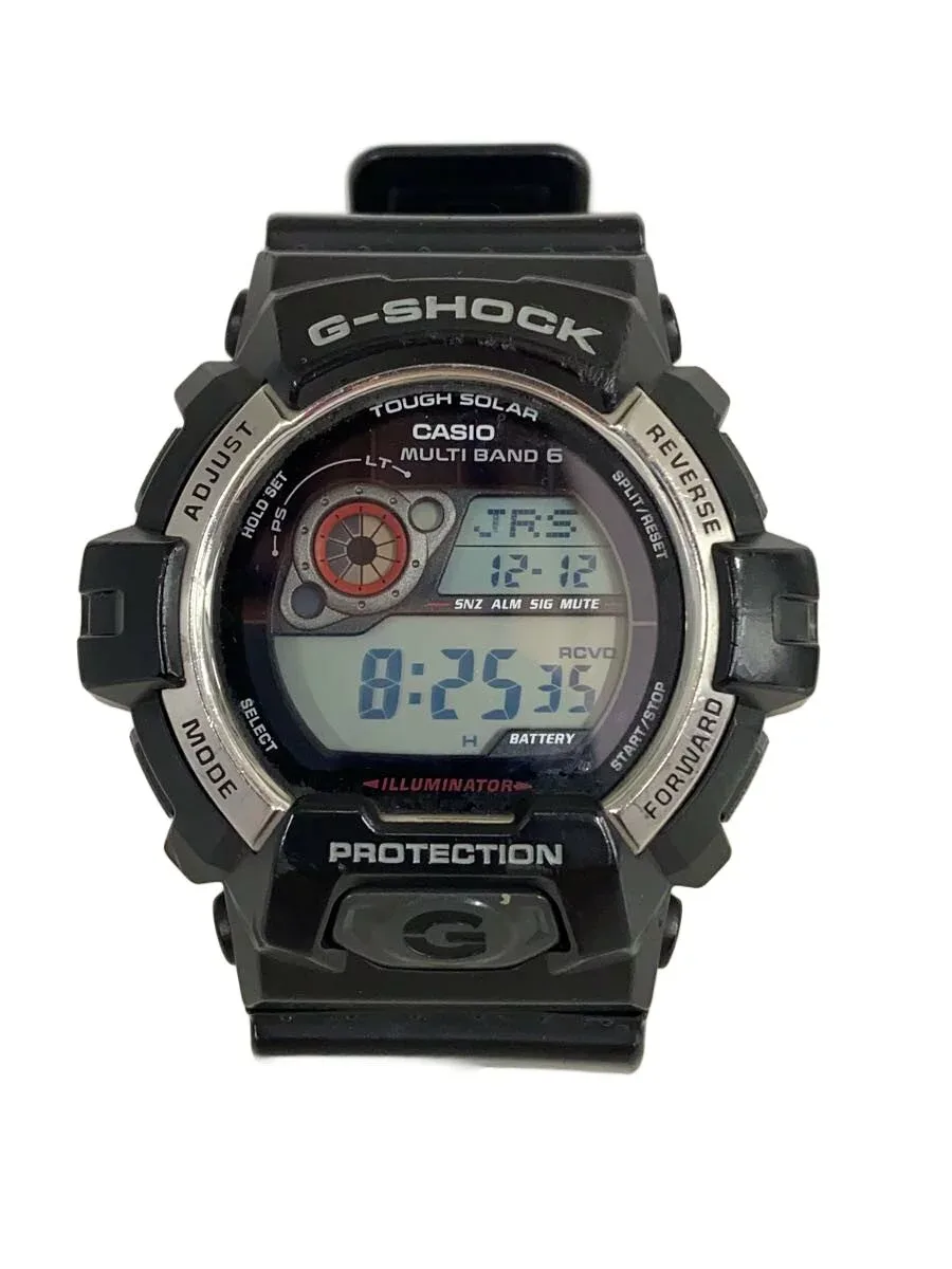 【中古】CASIO◆ソーラー腕時計・G-SHOCK/デジタル/BLK/BLK【服飾雑貨他】