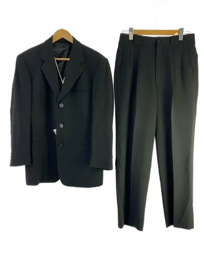 【中古】セットアップ/M/ウール/BLK/512-027【メンズウェア】