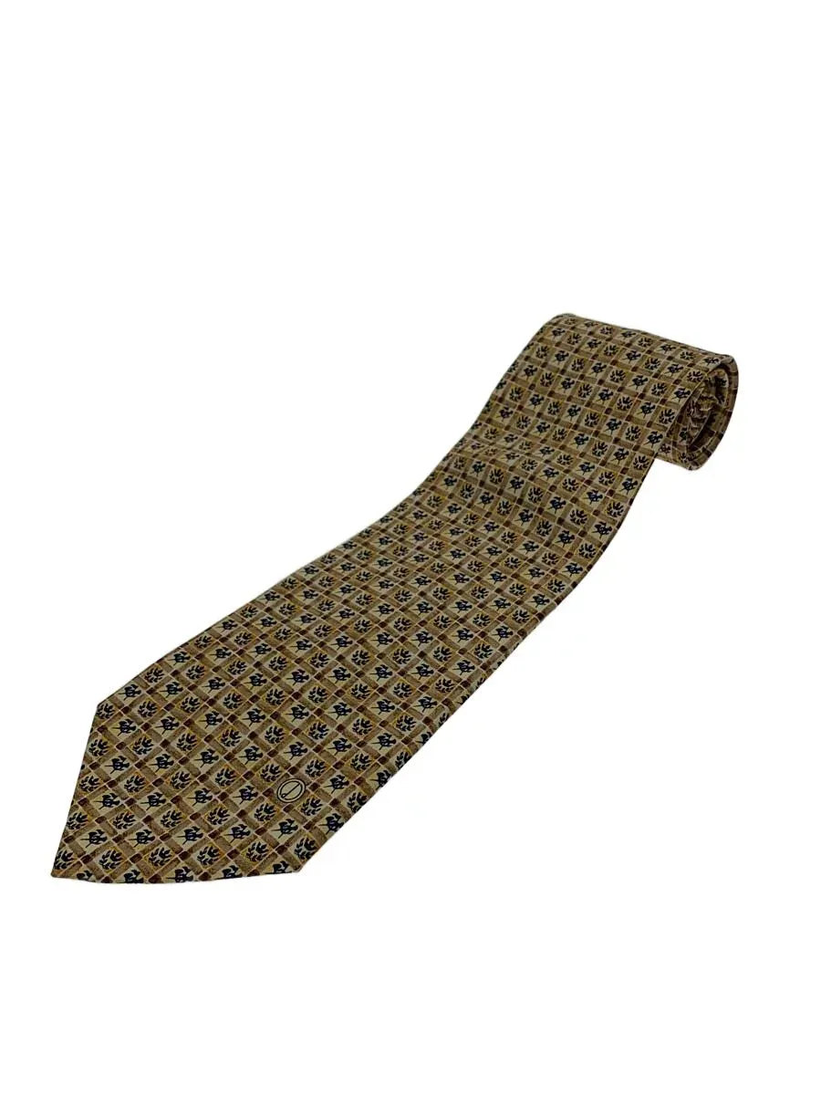【中古】dunhill◆ネクタイ/シルク/BRW/メンズ【服飾雑貨他】