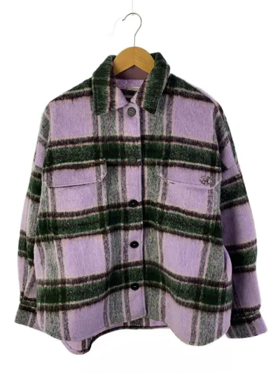 【中古】ATMOS◆ジャケット/FREE/ポリエステル/PUP/チェック/22AW-AYTP16【レディースウェア】