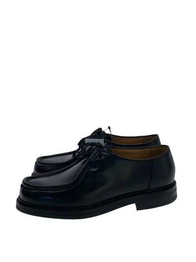 【中古】HARROGATE◆シューズ/UK7/BLK/レザー【シューズ】