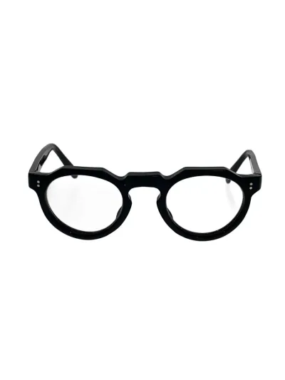 【中古】Lesca LUNETIER◆メガネ/ボストン/BLK/BLK/メンズ/? NULL ?【服飾雑貨他】