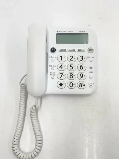 【中古】SHARP◆電話機 JD-G33CL//【家電・ビジュアル・オーディオ】