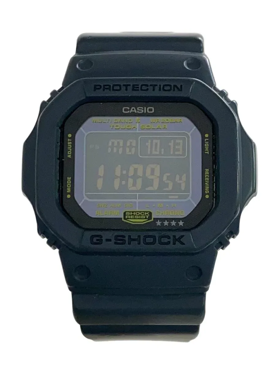 【中古】CASIO◆G-SHOCK/自動巻腕時計/デジタル/--/WHT/NVY/gm-m5610//【服飾雑貨他】