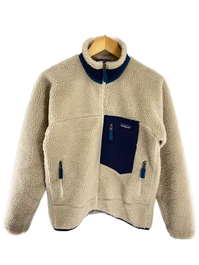 【中古】patagonia◆フリースジャケット/XS/ポリエステル/CRM/STY23056FA19【メンズウェア】
