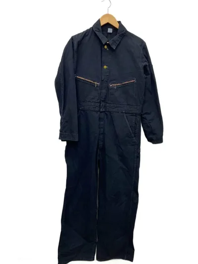 【中古】KEY◆オールインワン/--/コットン/BLK【メンズウェア】