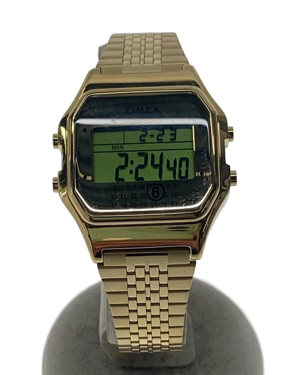 【中古】MM6◆T80 Gift Set w/ Extra Bracelet/ステンレス/GRN/GLD/S33YW0002 M100【服飾雑貨他】