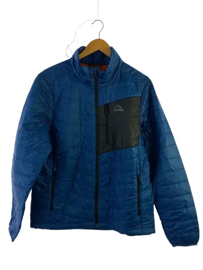 【中古】L.L.Bean◆中綿ジャケット/M/ポリエステル/BLU/503391//【メンズウェア】