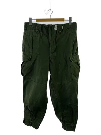 【中古】MILITARY◆カーゴパンツ/--/コットン/KHK/無地【メンズウェア】