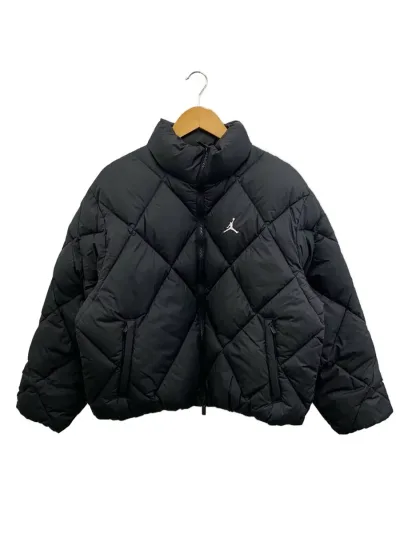 【中古】JORDAN BRAND◆ダウンジャケット/XL/ポリエステル/BLK/HV0418-010【メンズウェア】