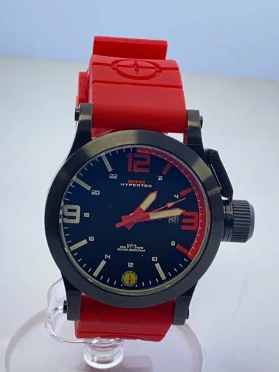 【中古】MTM SPECIAL OPS◆腕時計/アナログ/ラバー/BLK/RED/HYP-SB4-RED1-RR2B-A【服飾雑貨他】