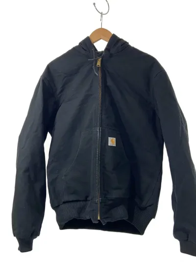 【中古】Carhartt◆ジャケット/M/コットン/BLK/無地/J140-BLK【メンズウェア】
