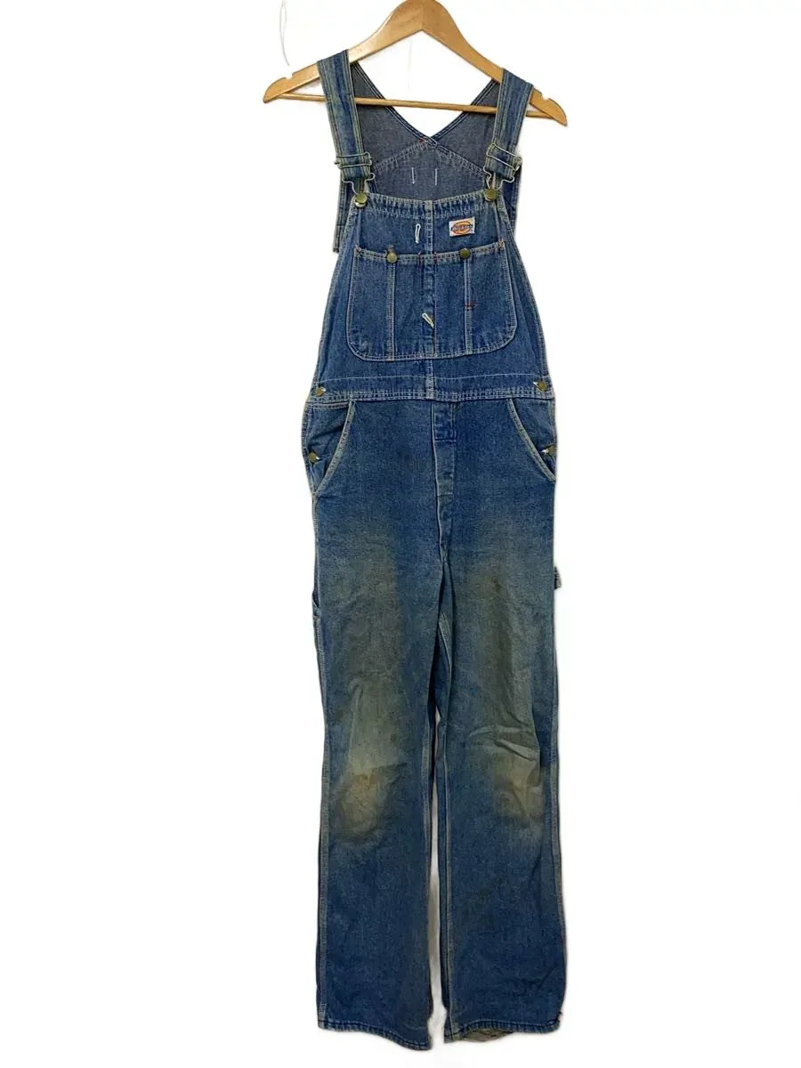 【中古】DICKIES◆オーバーオール/30/デニム/IDG/無地【メンズウェア】