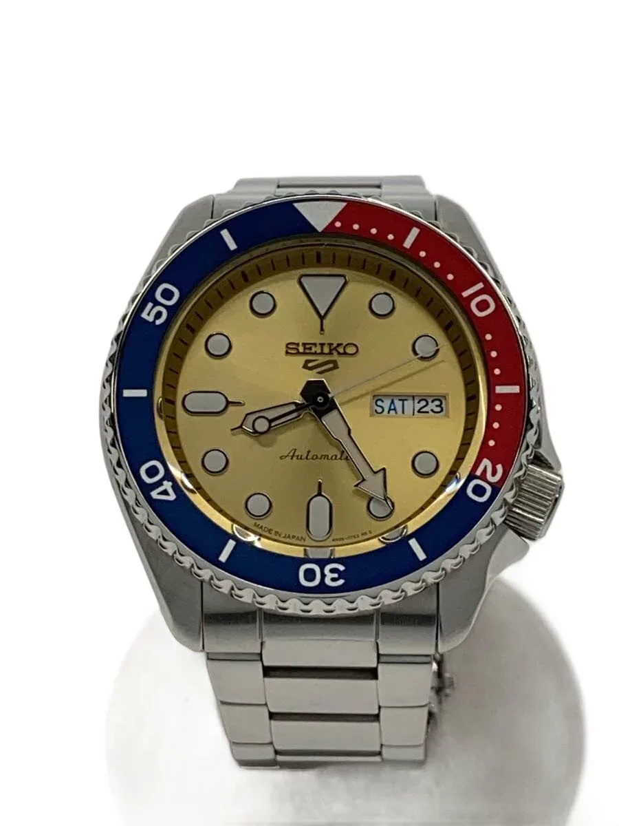 【中古】SEIKO◆自動巻腕時計/アナログ/4r36-12f0//【服飾雑貨他】