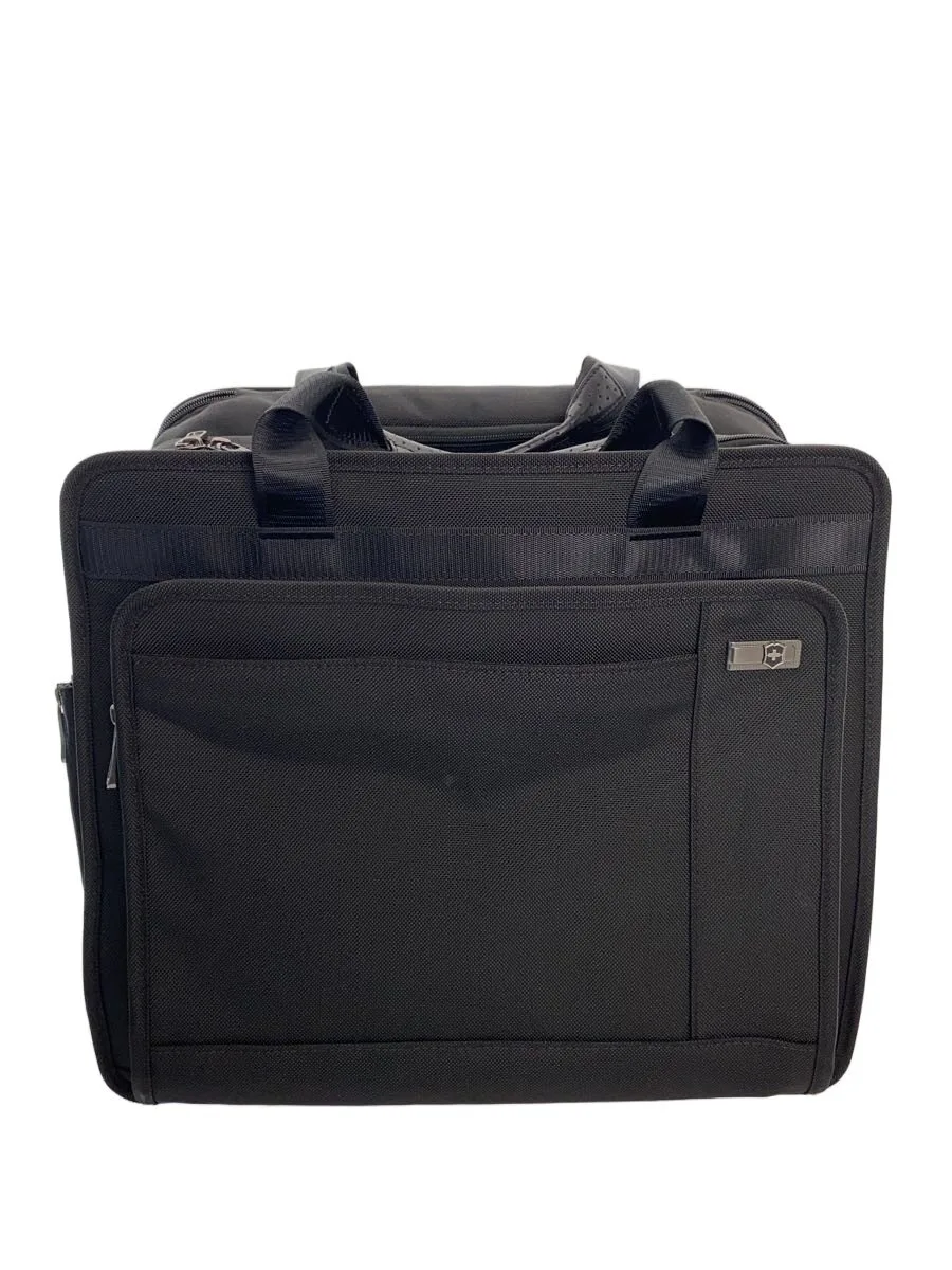 【中古】VICTORINOX◆トラベルキャリー/ナイロン/BLK/無地【バッグ】