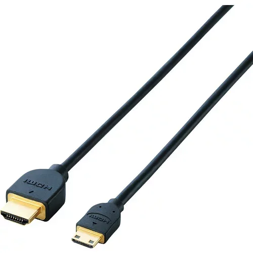 エレコム(ELECOM) イーサネット対応HDMI−Miniケーブル(A−C) 2.0m 【品番:DH-HD14EM20BK】