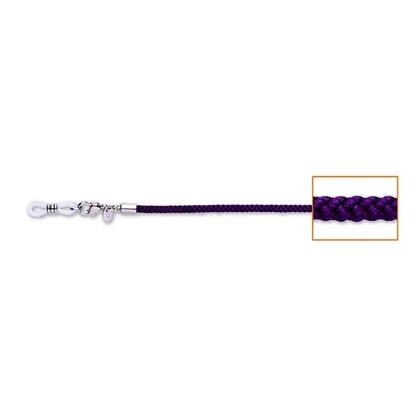 【メール便対応】パール(PEARL) メガネチェーン CS-25 パープル 伊賀くみひも 【品番:050707】【JAN:4957745639353】