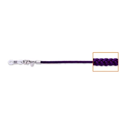 【メール便対応】パール(PEARL) メガネチェーン CS-25 パープル 伊賀くみひも 【品番:050707】【JAN:4957745639353】