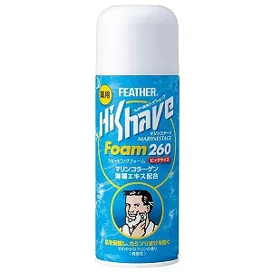 フェザー 薬用 ハイシェーブマリンフォーム 260g