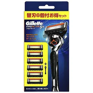 ジレット プログライド 本体+替刃6個付き