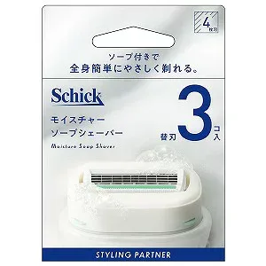 シック モイスチャーソープシェーバー 替刃3コ