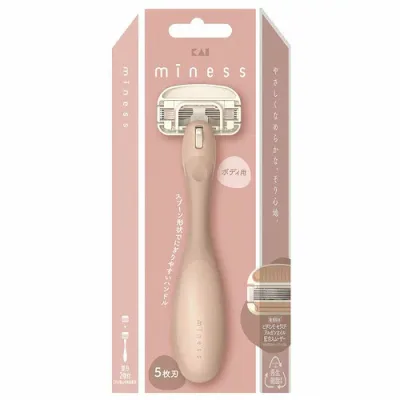貝印 miness ボディ用カミソリ 替刃2個付 GA0130Q