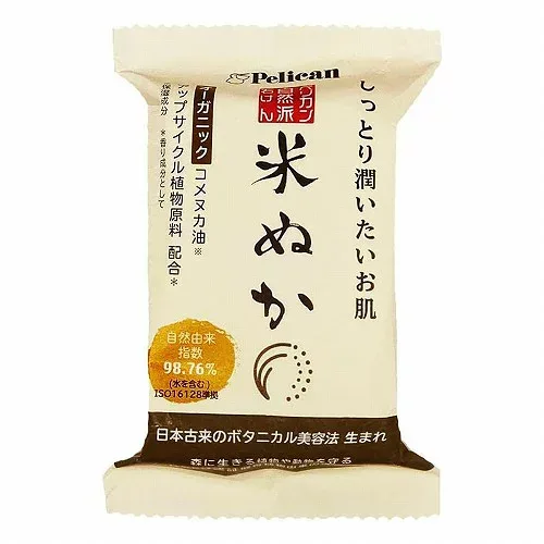 ペリカン自然派石けん 米ぬか 100g
