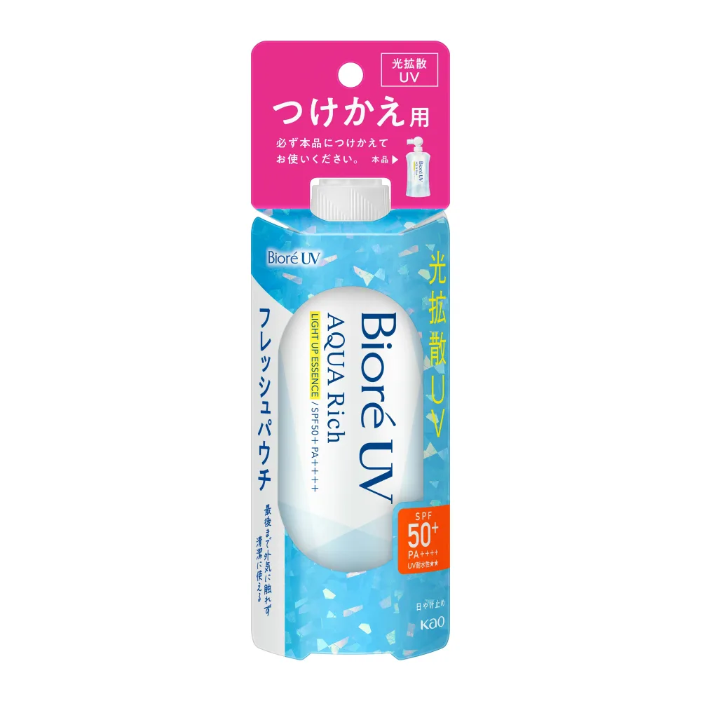 【在庫のみ】花王 ビオレ UV アクアリッチ ライトアップエッセンス フレッシュパウチ つけかえ用120g×1個 ボディケア