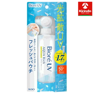 【在庫のみ】花王 ビオレ UV アクアリッチ ライトアップエッセンス フレッシュパウチ 120g×1個 ボディケア