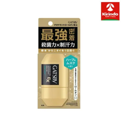 マンダム ギャツビー (GATSBY) EXプレミアムタイプデオドラントロールオン ハーブ&ムスク 60ml【医薬部外品】