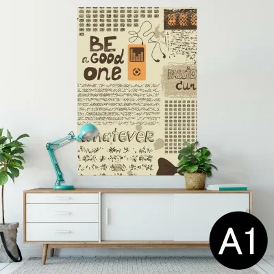 ポスター ウォールステッカー シール式ステッカー 飾り 594×841mm A1 写真 フォト 壁 インテリア おしゃれ 剥がせるwall sticker poster 006612 英語 文字 カメラ