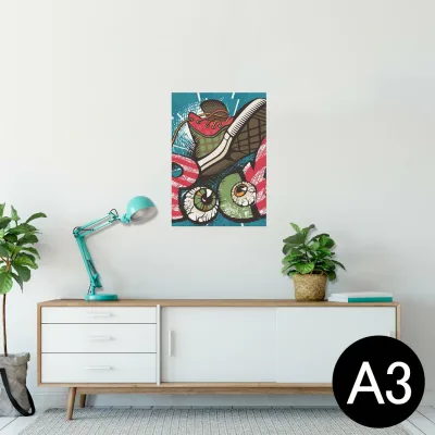 ポスター ウォールステッカー シール式ステッカー 飾り 297×420mm A3 写真 フォト 壁 インテリア おしゃれ 剥がせる wall sticker poster 006894 靴 英語 イラスト