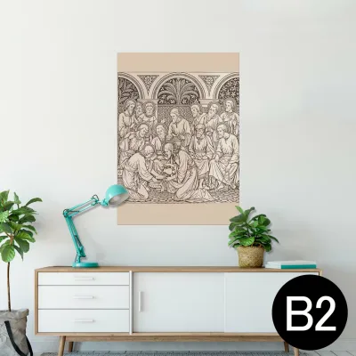 ポスター ウォールステッカー シール式ステッカー 飾り 515×728mm B2 写真 フォト 壁 インテリア おしゃれ 剥がせる wall sticker poster 016390 絵画
