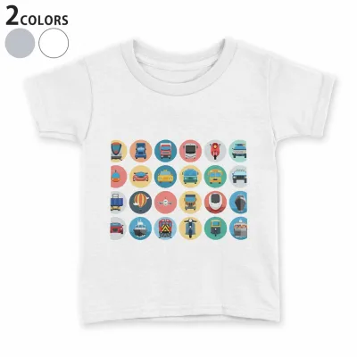 T-shirt kids short sleeve white design 110 120 130 140 150 T-shirt T-shirt T shirt 013212 Vehicles Cars Airplanes