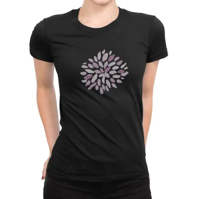 tシャツ レディース 半袖 ブラック 黒 デザイン M L Tシャツ ティーシャツ T shirt 019760 夏 打ち上げ花火 firework