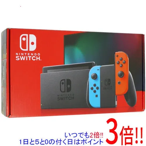 【中古】任天堂 Nintendo Switch バッテリー拡張モデル HAD-S-KABAA ネオンブルー・ネオンレッド 元箱あり
