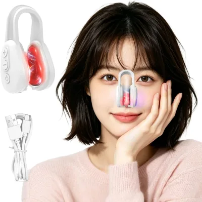 鼻美顔器 鼻 EMS 鼻用美顔器【第二世代進化版 赤色光LEDケア SNS沸騰中】 6モード 10段階調節 低周波パルス 美鼻器 鼻クリップ 鼻筋ケア 美容専門家監修 鼻筋トレーナー コンパクト 軽量 Type-C充電式 男女兼用 プレゼント