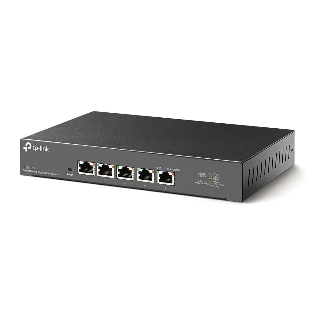 TP-Link 5ポート 全ポート10G対応 10G マルチギガビット アンマネージ プラグ&プレイ スイッチングハブ TL-SX105