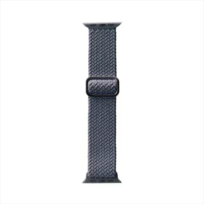 Apple Watch 49/46/45/44/42mm用 ナイロンバンド ダークグレー PGA PG-AW49NY01GY