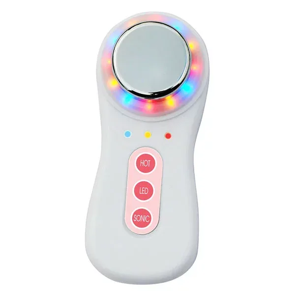 輝く光のエステ!フォトマジック LEDフォト・超音波・温熱 美顔器 フェイシャルケア