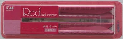 【お一人様1個限り】貝印 赤貝 長刃10本 顔用 カミソリ 【4901331007453】
