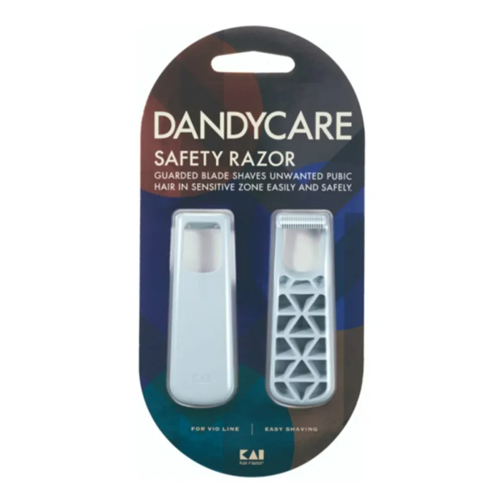 【あわせ買い2999円以上で送料お得】貝印 000GA0079 DANDYCARE SAFETY RAZOR 2本入 アンダーヘアケア