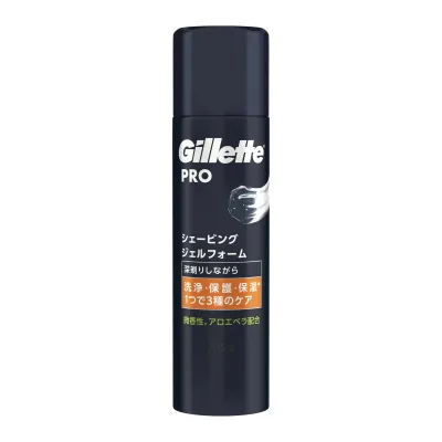 【送料お得・まとめ買い×7個セット】P&G ジレット Gillette PRO シェービング ジェルフォーム 195g
