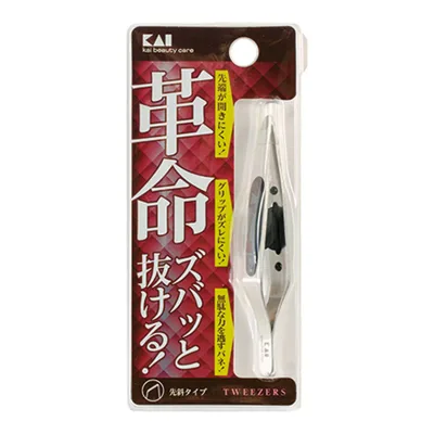 【送料お得・まとめ買い×13個セット】貝印 KQ3096 キャッチャー 毛抜き ツイーザー 先斜