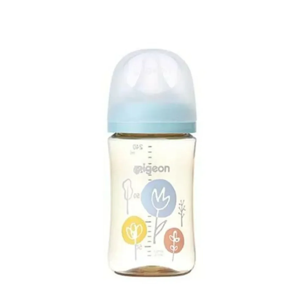 【送料お得・まとめ買い×2個セット】ピジョン 母乳実感 哺乳びん プラスチック Flower 240ml