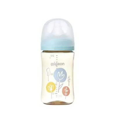 【送料お得・まとめ買い×2個セット】ピジョン 母乳実感 哺乳びん プラスチック Flower 240ml