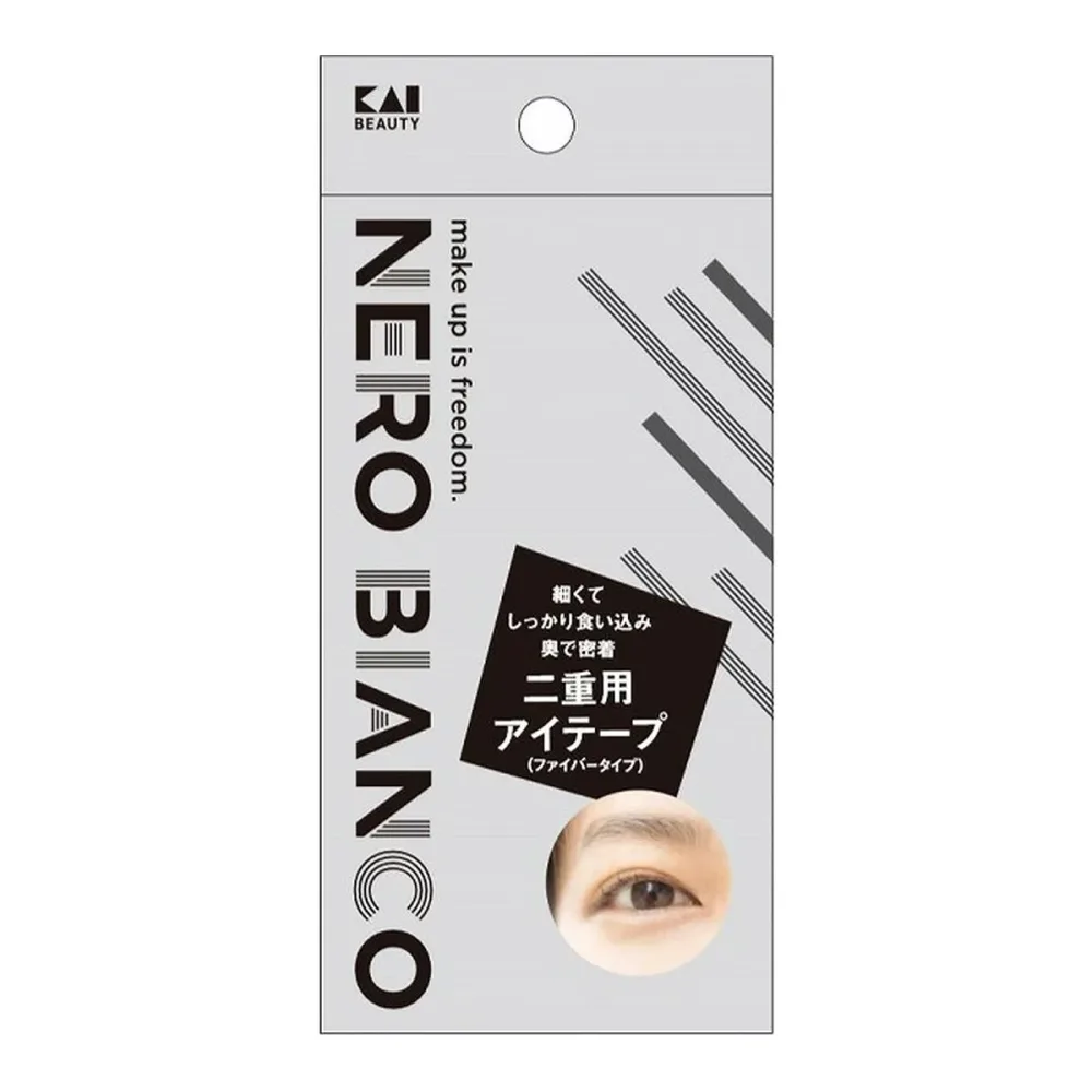 【送料お得・まとめ買い×12個セット】貝印 KQ3511 NEROBIANCO 二重用アイテープ ファイバータイプ