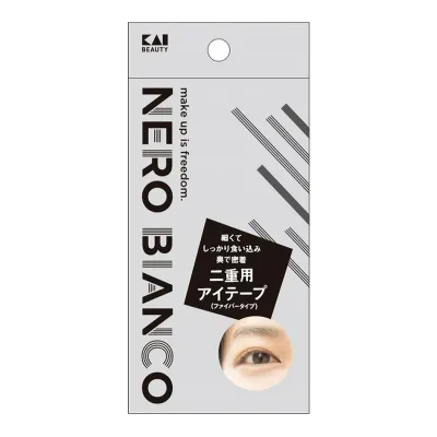 【送料お得・まとめ買い×12個セット】貝印 KQ3511 NEROBIANCO 二重用アイテープ ファイバータイプ