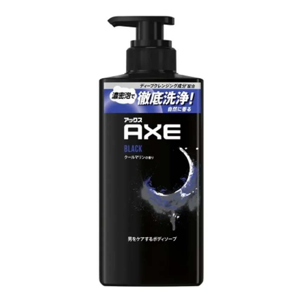 【送料お得・まとめ買い×11個セット】ユニリーバ AXE アックス フレグランス ボディソープ ブラック ポンプ クールマリンの香り 370g