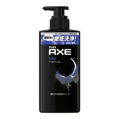 【送料お得・まとめ買い×11個セット】ユニリーバ AXE アックス フレグランス ボディソープ ブラック ポンプ クールマリンの香り 370g